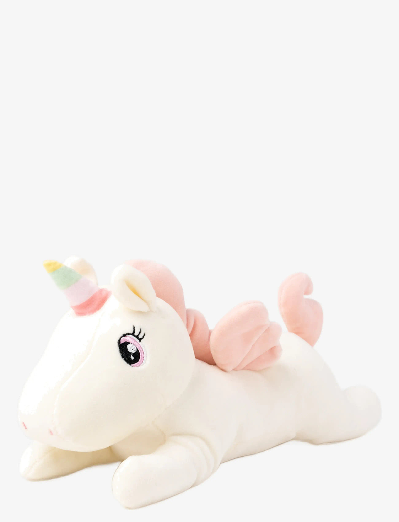 Teddykompaniet - Kramis, Liggande enhörning, Liten, Vanilj - stuffed toys - white - 0