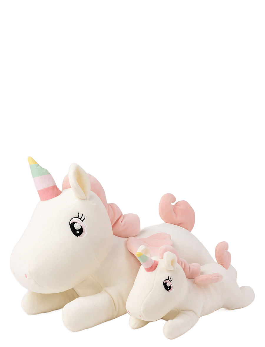 Teddykompaniet - Kramis, Liggande enhörning, Liten, Vanilj - plüschspielzeug - white - 3