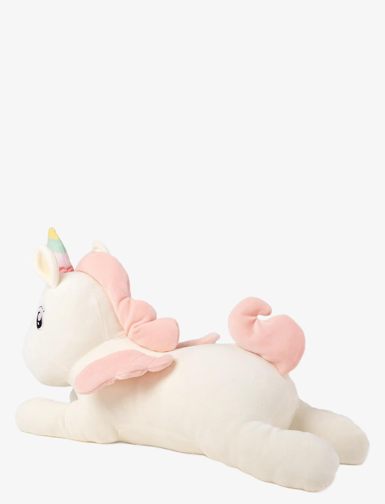 Teddykompaniet - Kramis, Liggande enhörning, Stor, Vanilj - pliušiniai gyvūnai - white - 2