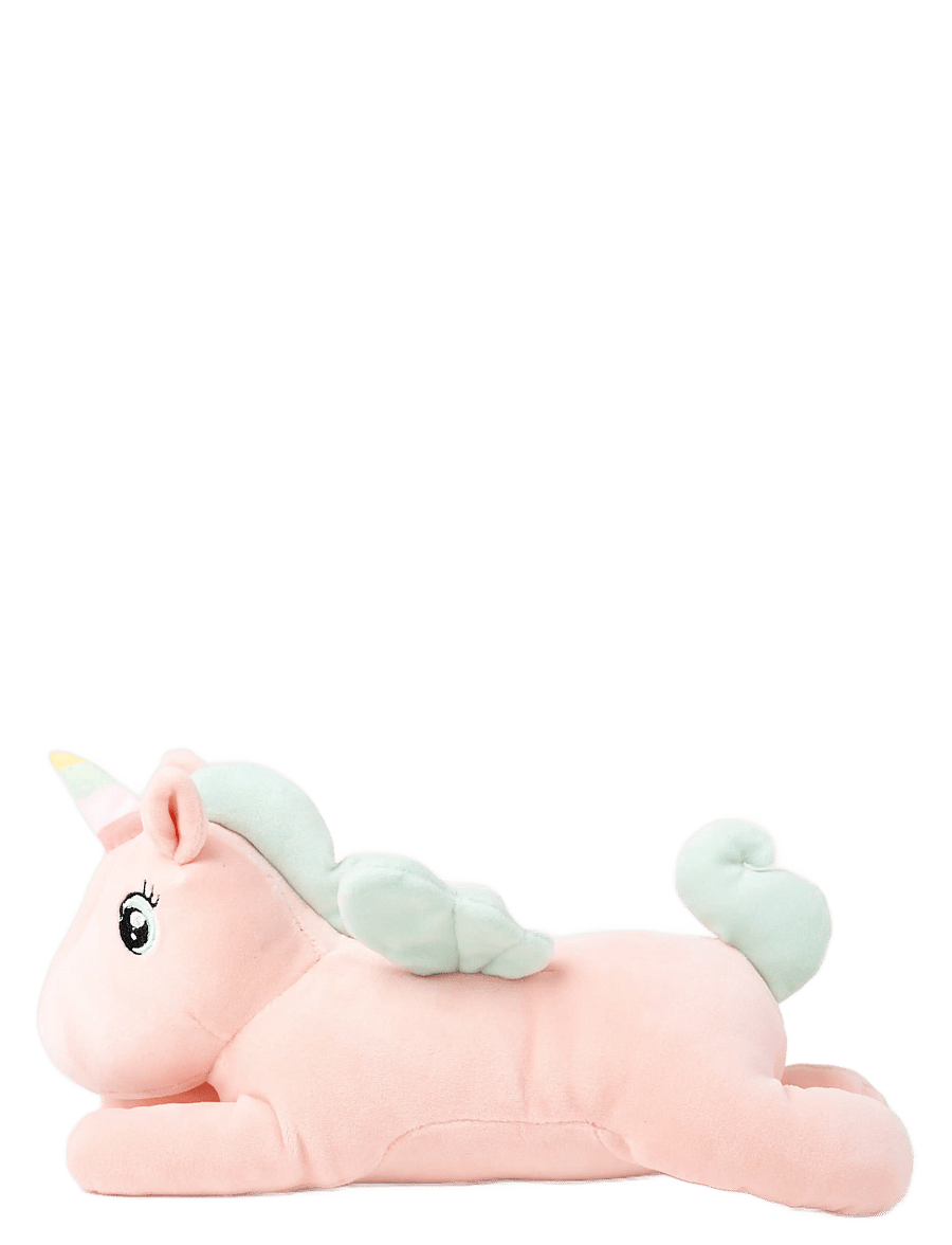 Teddykompaniet - Kramis, Liggande enhörning, Liten, Persika - pehmed loomad - pink - 1