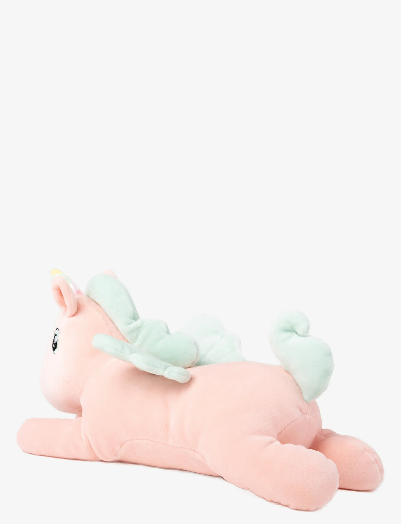 Teddykompaniet - Kramis, Liggande enhörning, Liten, Persika - tøjdyr - pink - 2