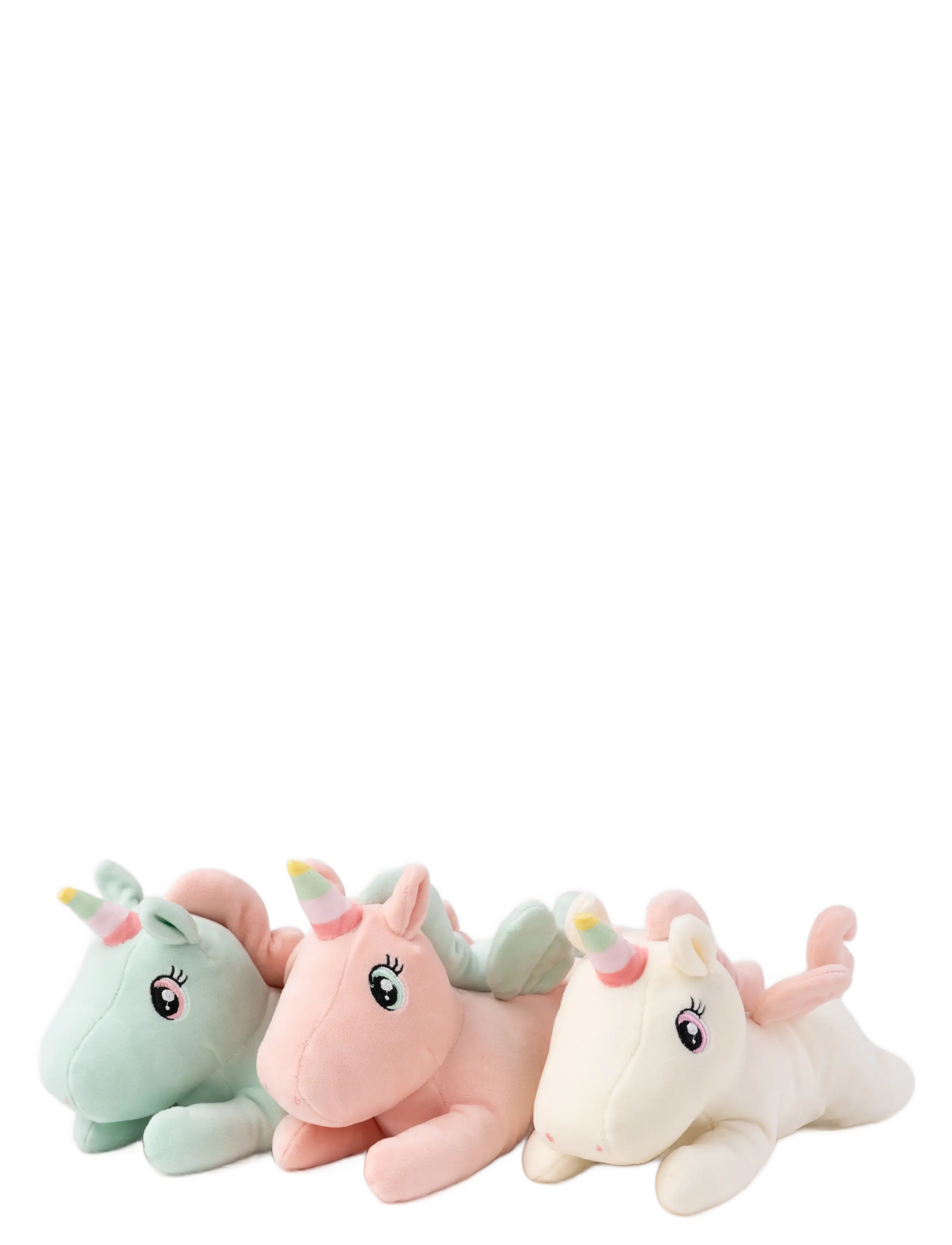 Teddykompaniet - Kramis, Liggande enhörning, Liten, Pistage - tuskudýr - green - 4