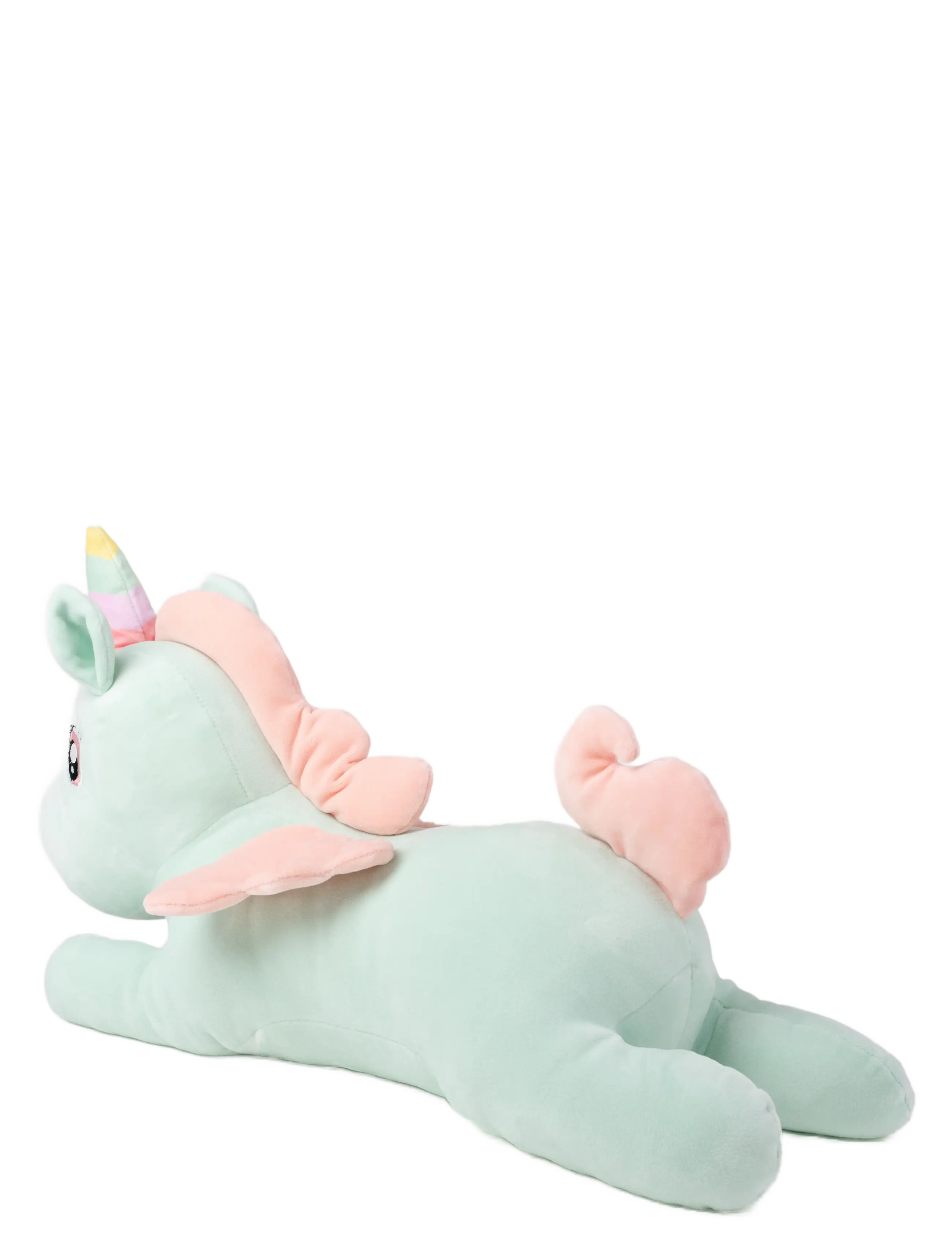 Teddykompaniet - Kramis, Liggande enhörning, Stor, Pistage - stuffed animals - green - 2