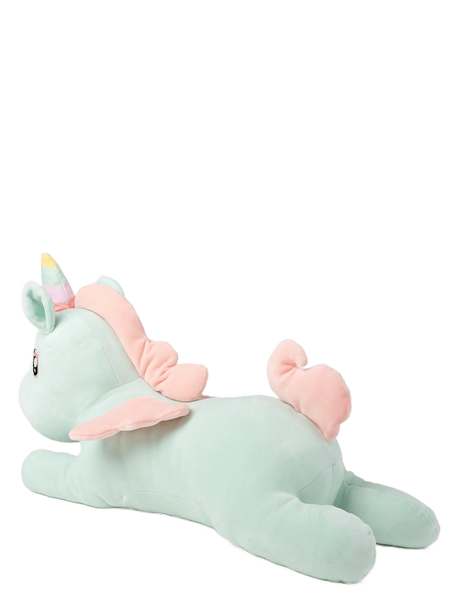 Teddykompaniet - Kramis, Liggande enhörning, Stor, Pistage - kuscheltiere - green - 2