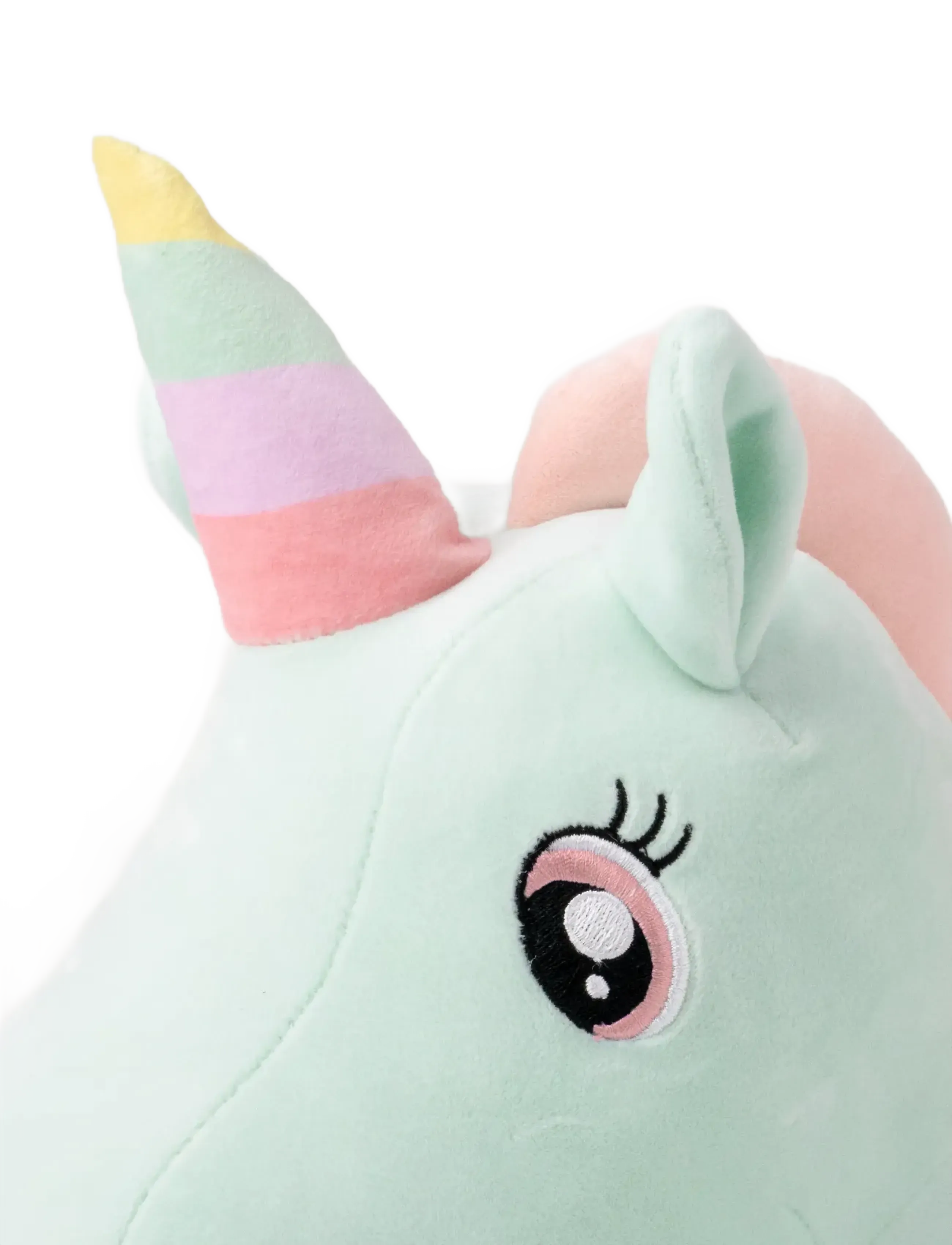 Teddykompaniet - Kramis, Liggande enhörning, Stor, Pistage - stuffed animals - green - 4