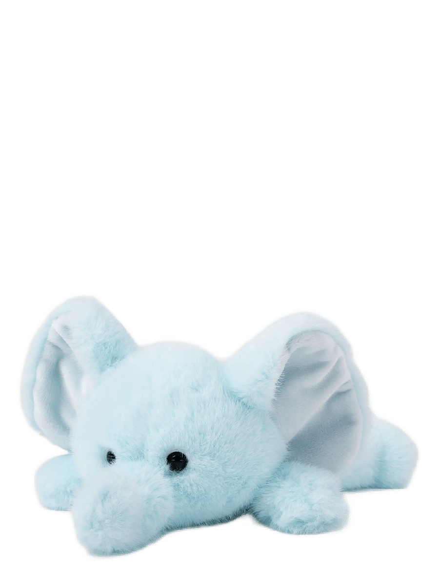 Teddykompaniet - Liggande Elefant, Ljusblå - kuscheltiere - blue - 0