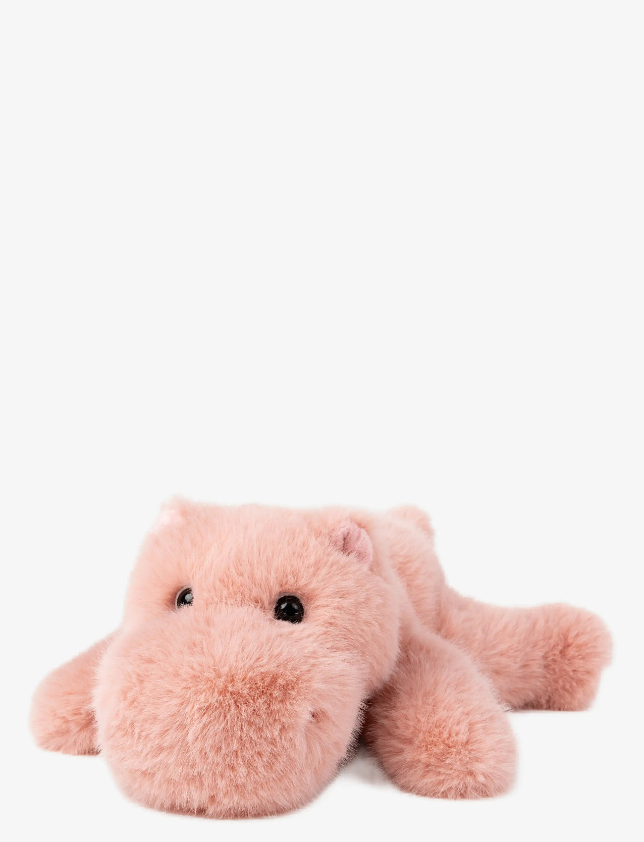 Teddykompaniet - Liggande Flodhäst, Aprikos - tøjdyr - orange - 0