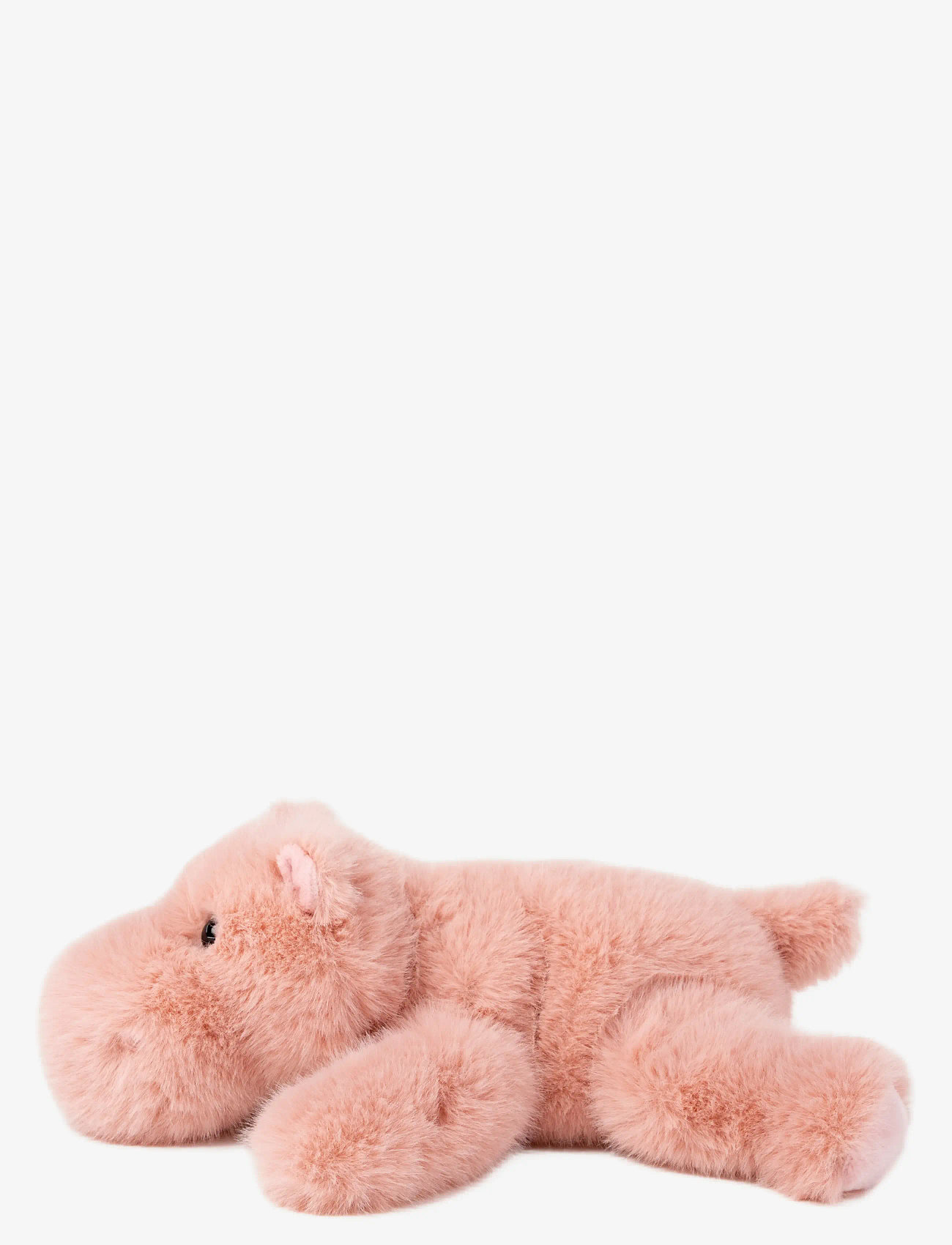 Teddykompaniet - Liggande Flodhäst, Aprikos - tøjdyr - orange - 1