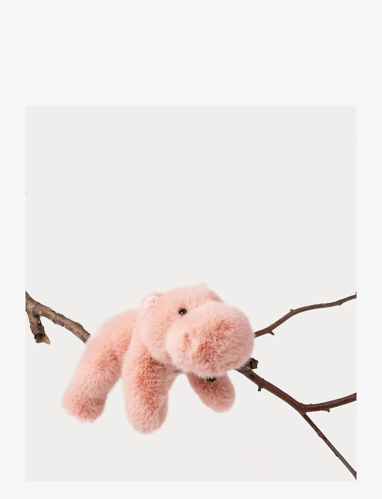 Teddykompaniet - Liggande Flodhäst, Aprikos - tøjdyr - orange - 4