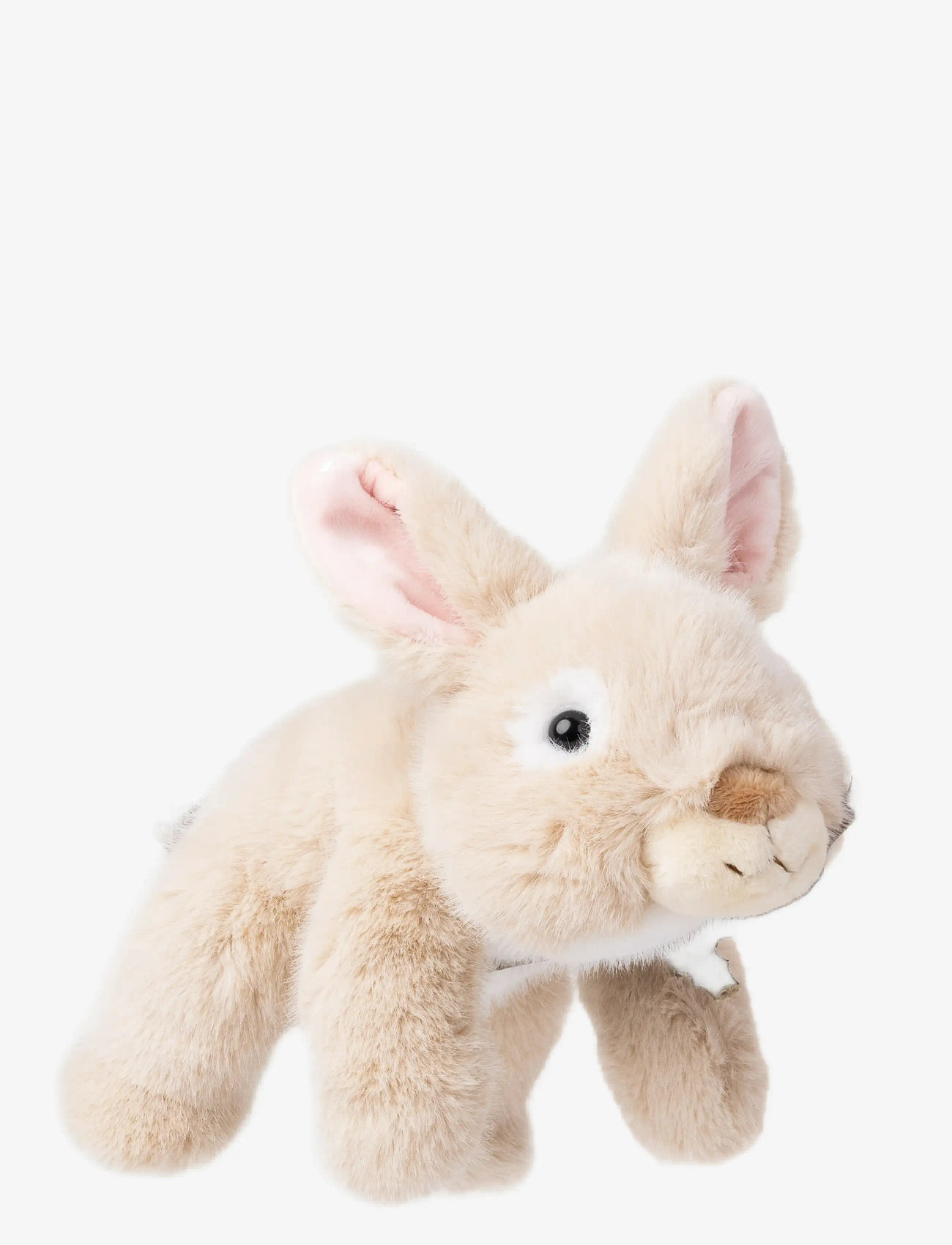 Teddykompaniet - Liggande Kanin, Beige - tøjdyr - beige - 4
