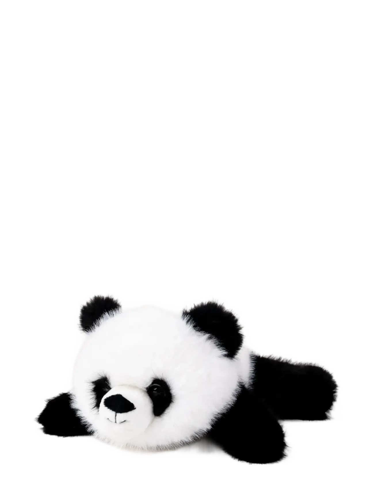 Teddykompaniet Liggande Panda, Svart/Vit, 28 cm, Soft Spielzeug, Schwarz - Stuffed Animals, Kinder
