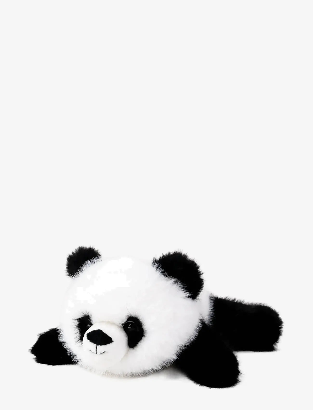Teddykompaniet - Liggande Panda, Svart/Vit - pehmed loomad - black - 0