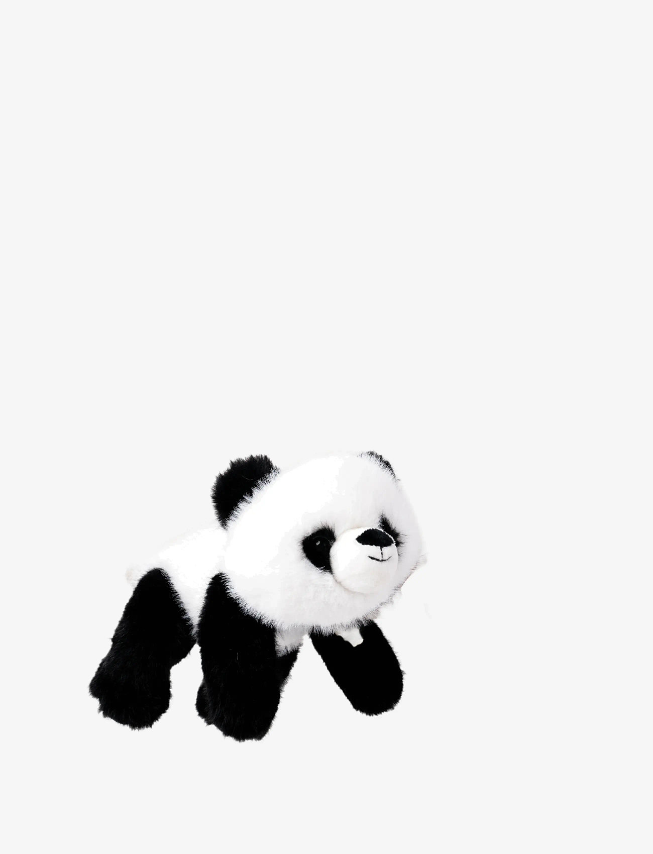 Teddykompaniet - Liggande Panda, Svart/Vit - pehmed loomad - black - 4