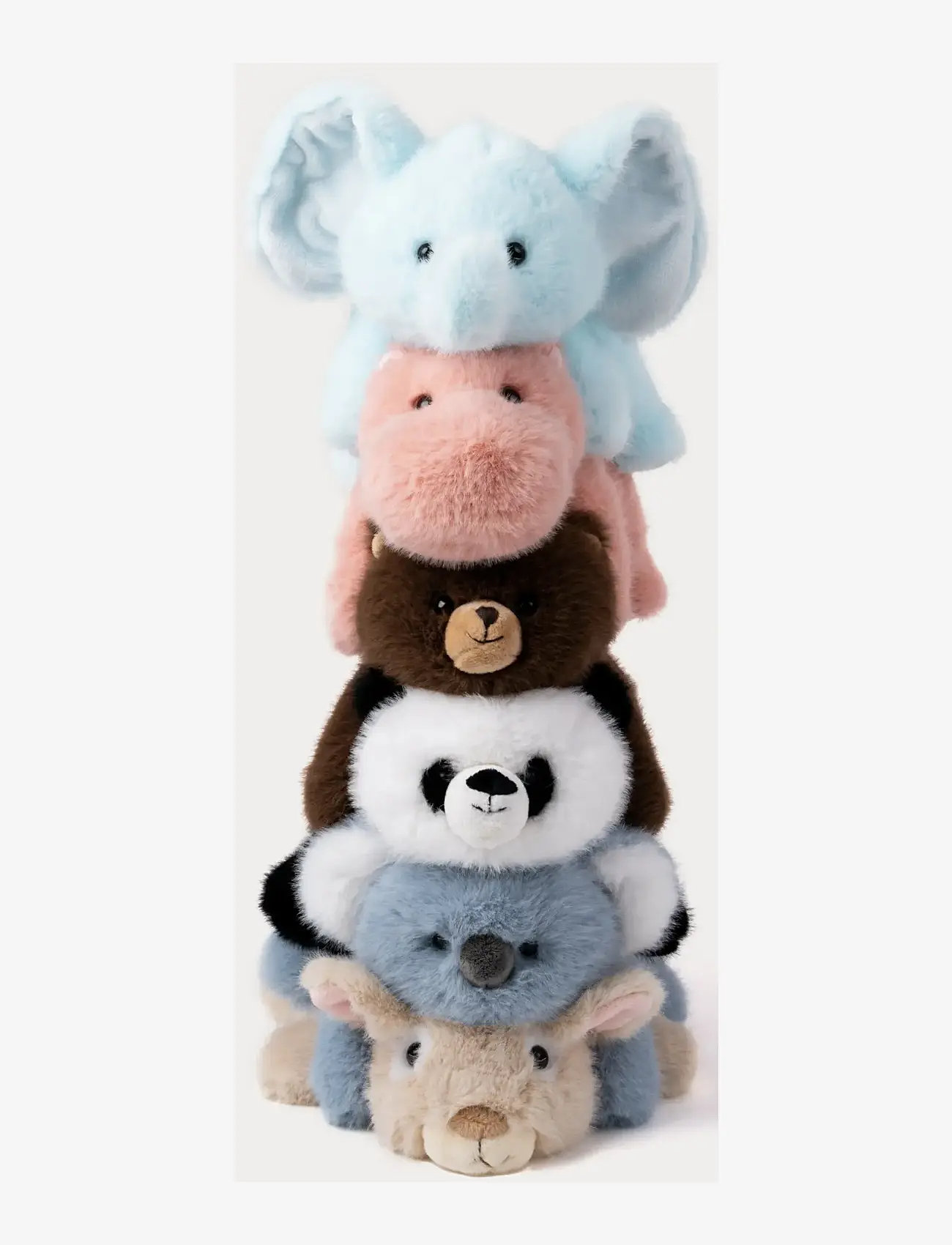 Teddykompaniet - Liggande Panda, Svart/Vit - pehmed loomad - black - 5