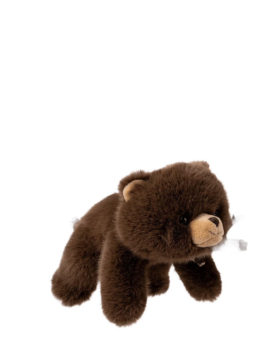 Teddykompaniet - Liggande Björn, Brun - pliušiniai meškiukai - brown - 3