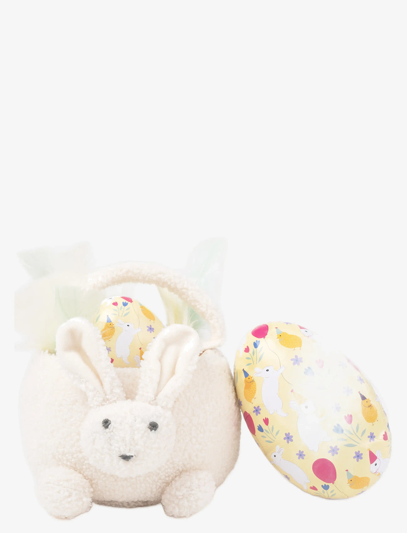 Teddykompaniet - Kaninkorg, Creme - aufbewahrungskörbe - creme - 4