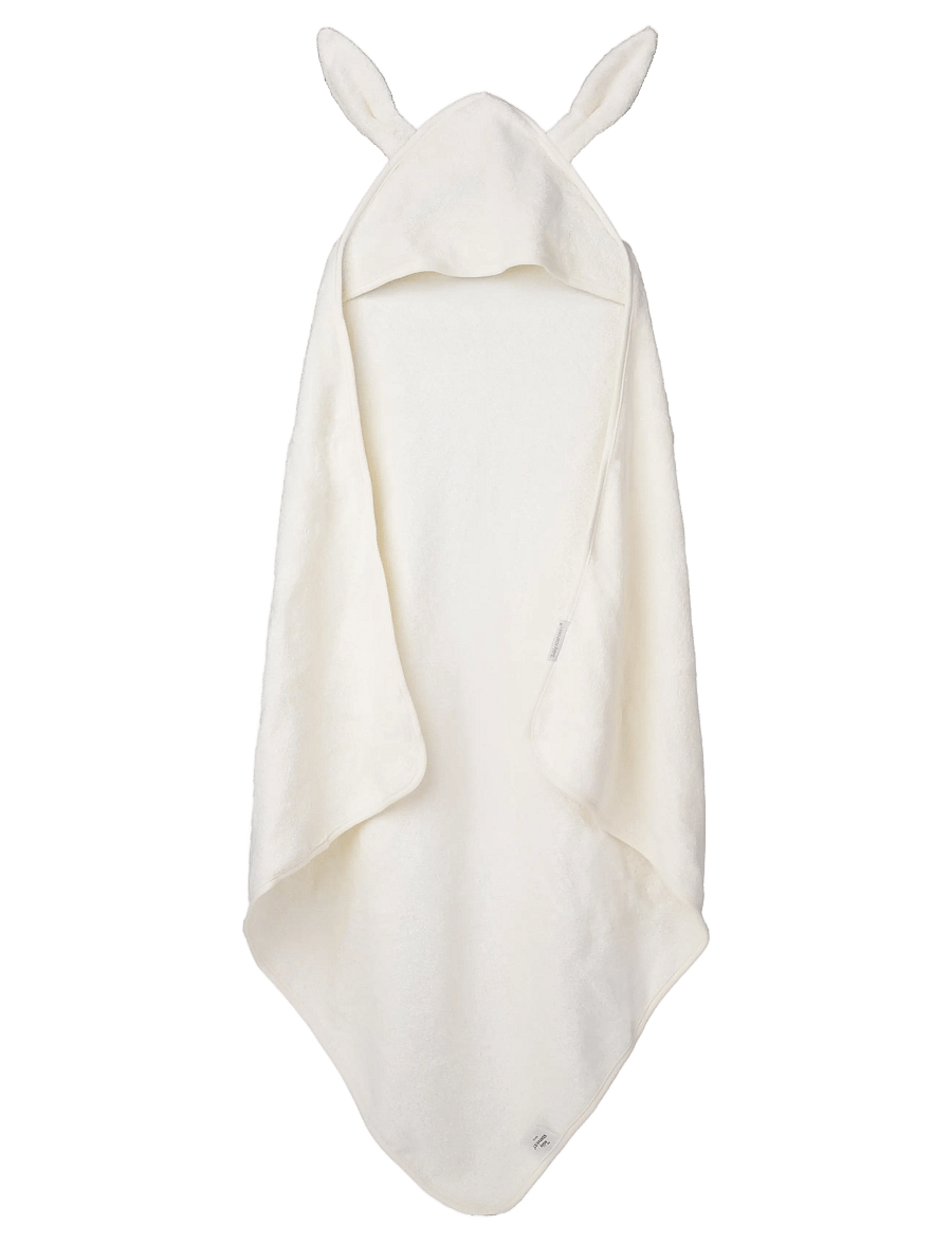 Teddykompaniet - Badcape, Bambu, Kanin, Creme - torklappar - creme - 0