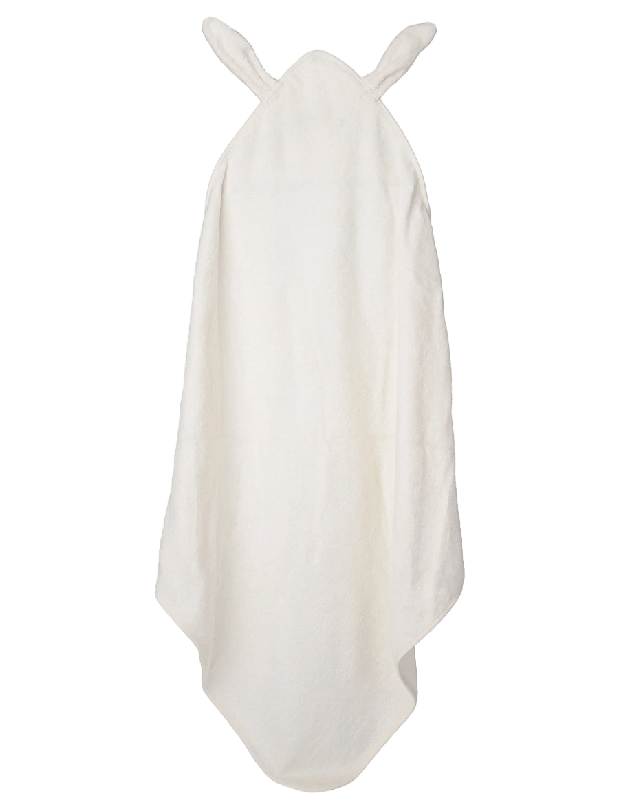 Teddykompaniet - Badcape, Bambu, Kanin, Creme - torklappar - creme - 1