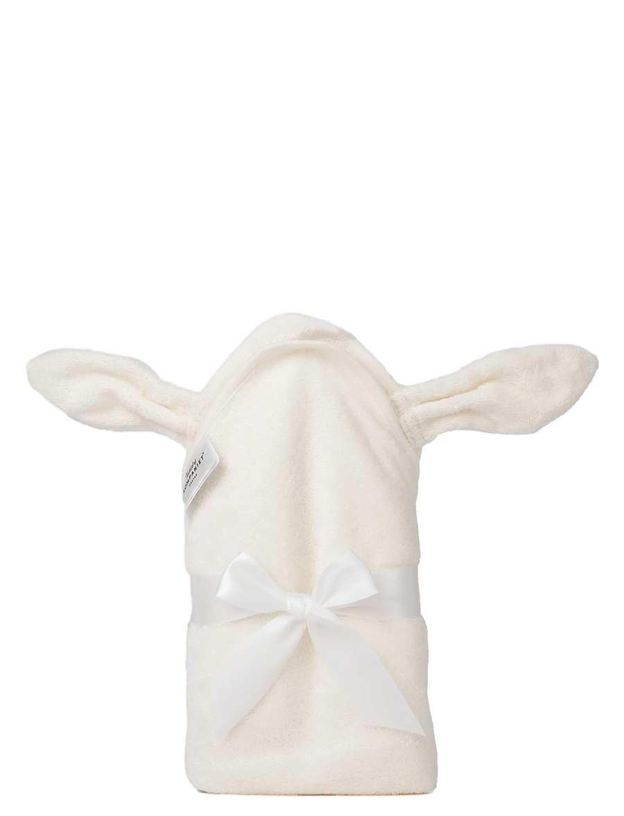 Teddykompaniet - Badcape, Bambu, Kanin, Creme - torklappar - creme - 3
