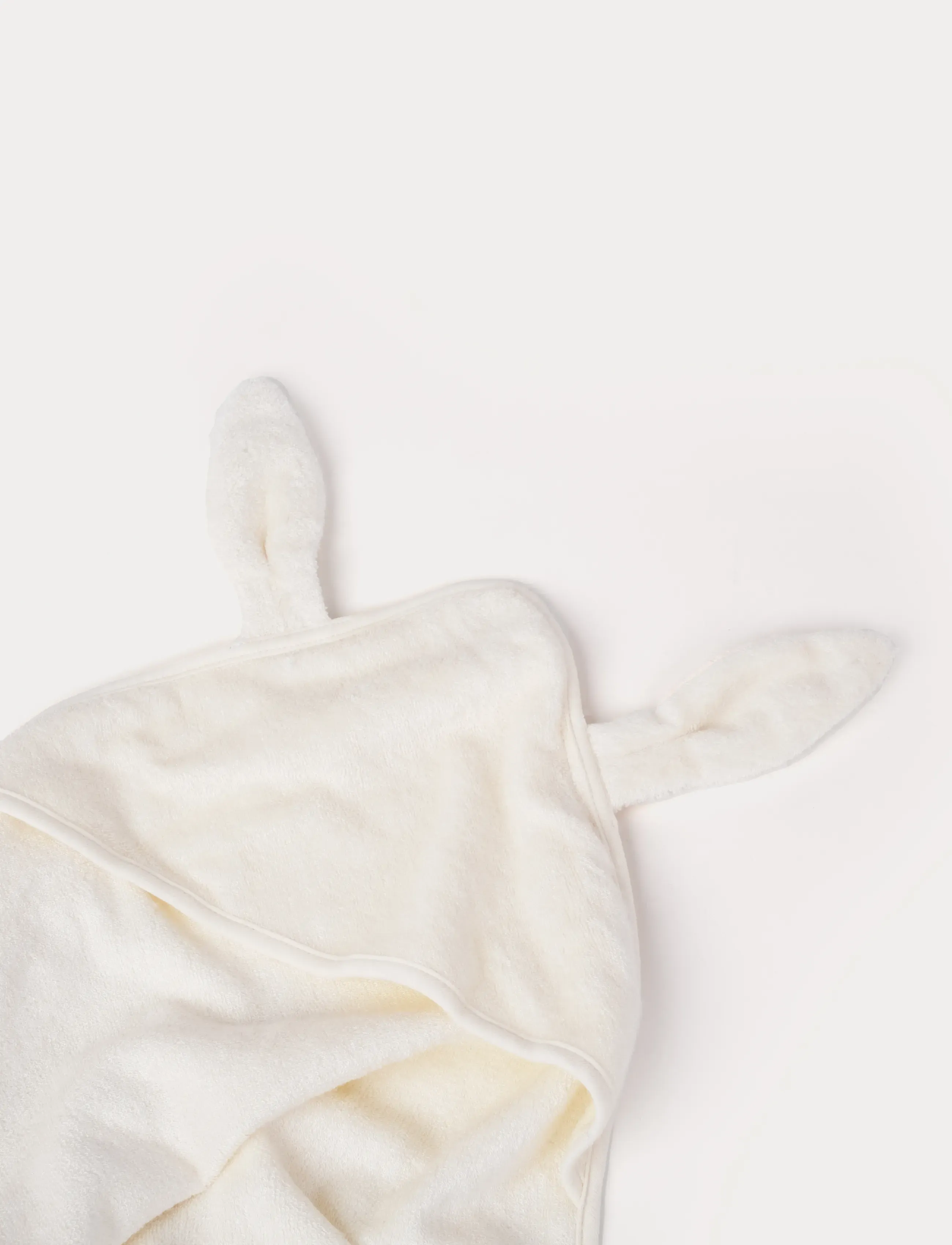 Teddykompaniet - Badcape, Bambu, Kanin, Creme - torklappar - creme - 4