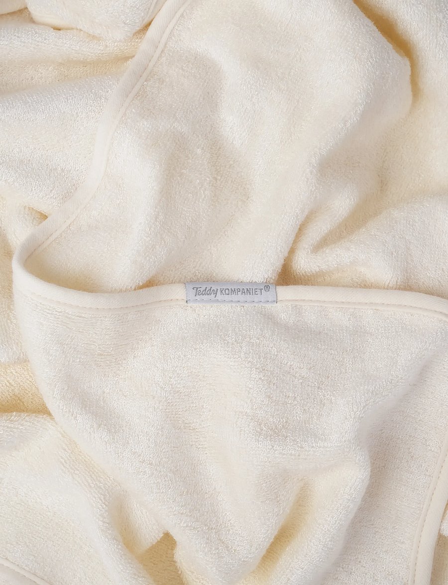 Teddykompaniet - Badcape, Bambu, Kanin, Creme - torklappar - creme - 5