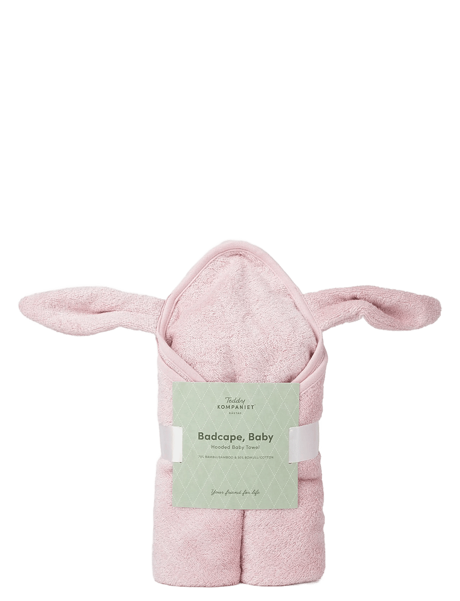 Teddykompaniet - Badcape, Bambu, Kanin, Dimrosa - torklappar - pink - 3