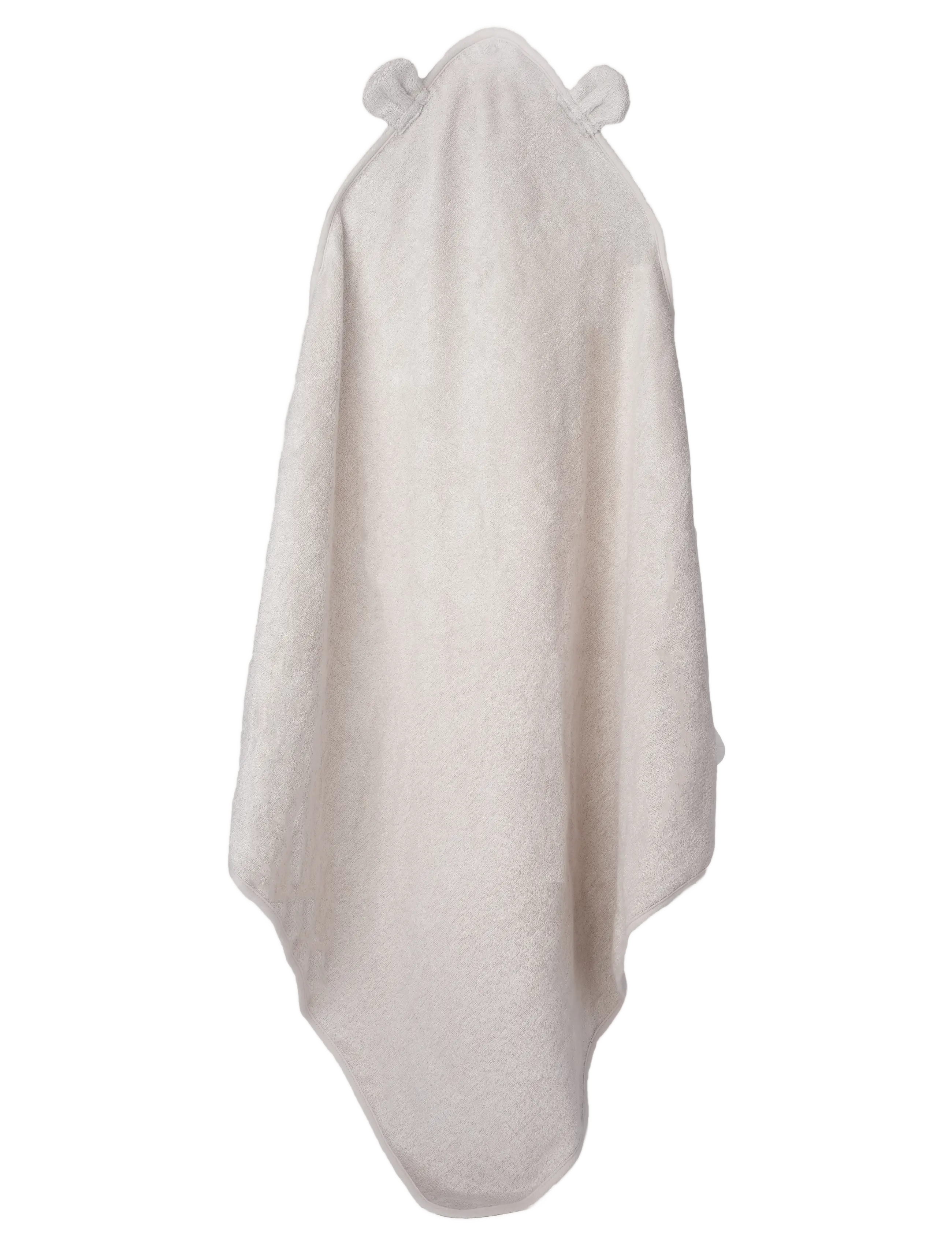 Teddykompaniet - Badcape, Bambu, Teddy, Greige - torklappar - beige - 1