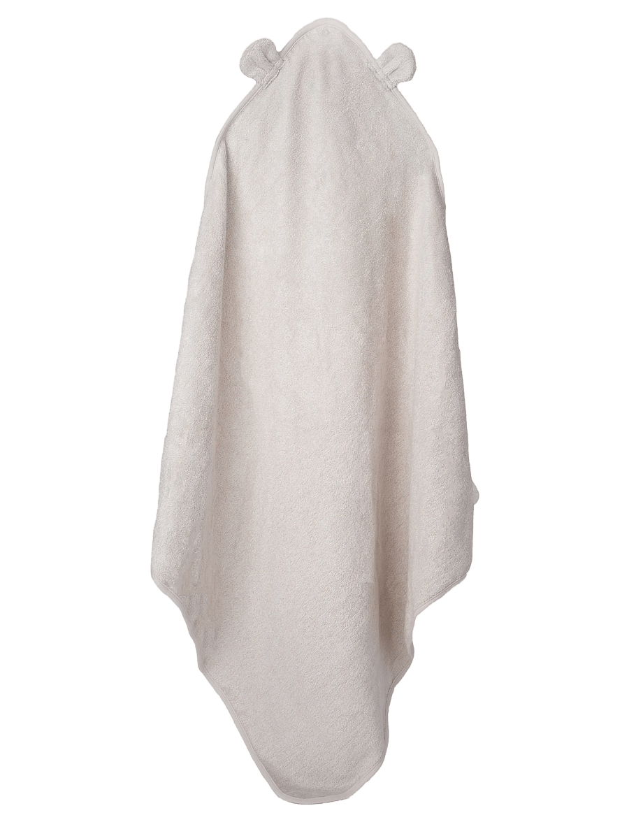 Teddykompaniet - Badcape, Bambu, Teddy, Greige - torklappar - beige - 1