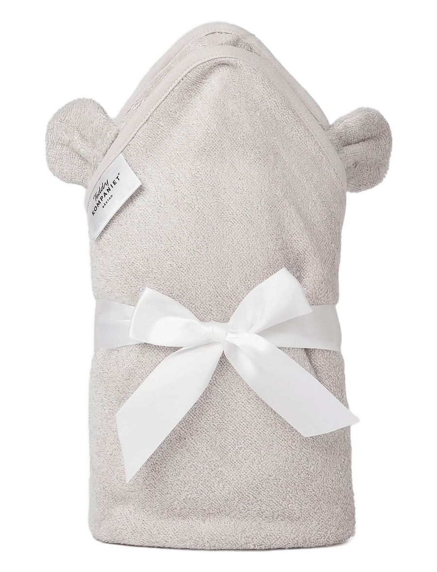 Teddykompaniet - Badcape, Bambu, Teddy, Greige - torklappar - beige - 3