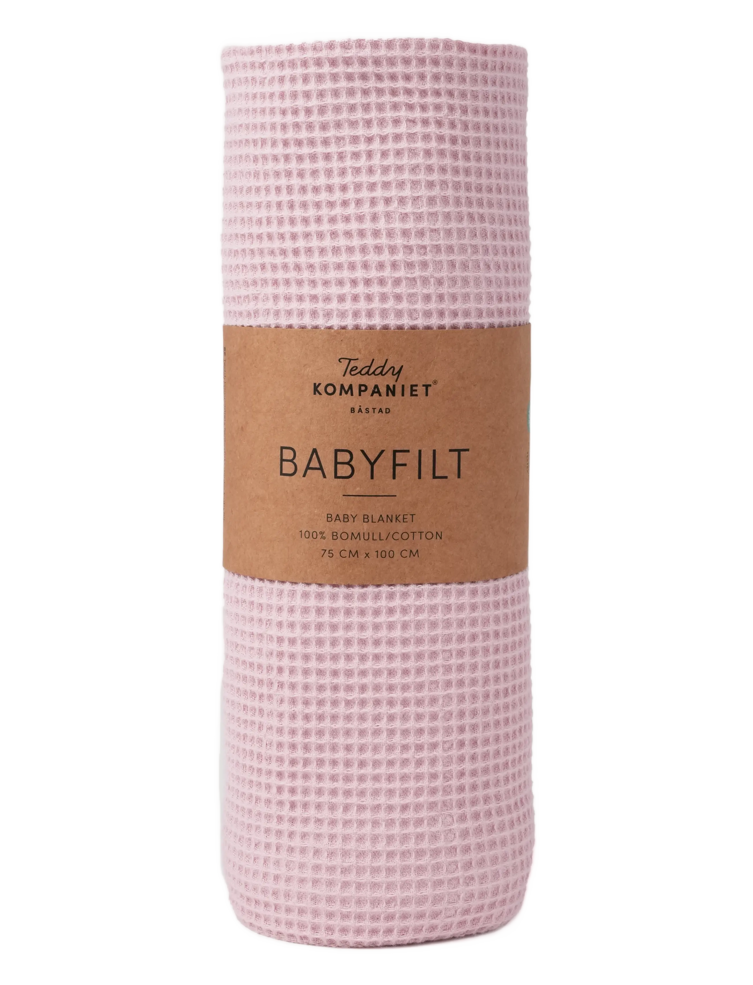 Teddykompaniet Babyfilt, Bomull, Dimrosa - Blankets - PINK / pink/rose