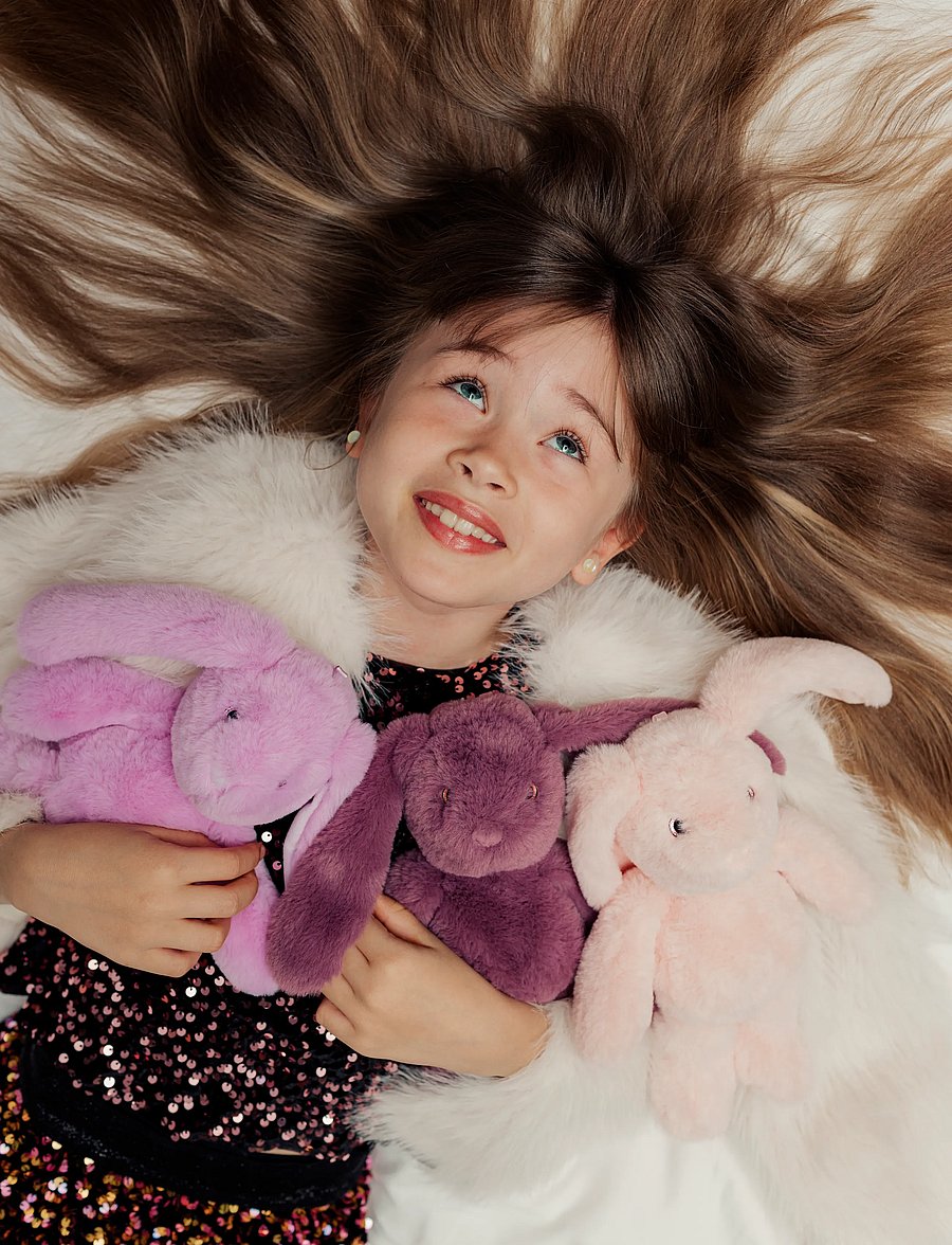 Teddykompaniet - Blooming Bunny, Dahlia - mjukisdjur - purple - 4