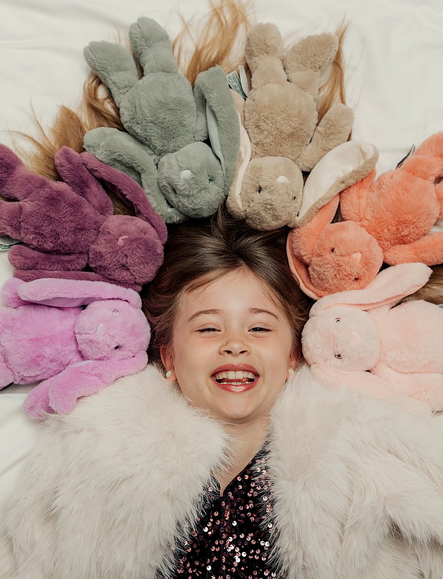 Teddykompaniet - Blooming Bunny, Lily - mjukisdjur - pink - 5