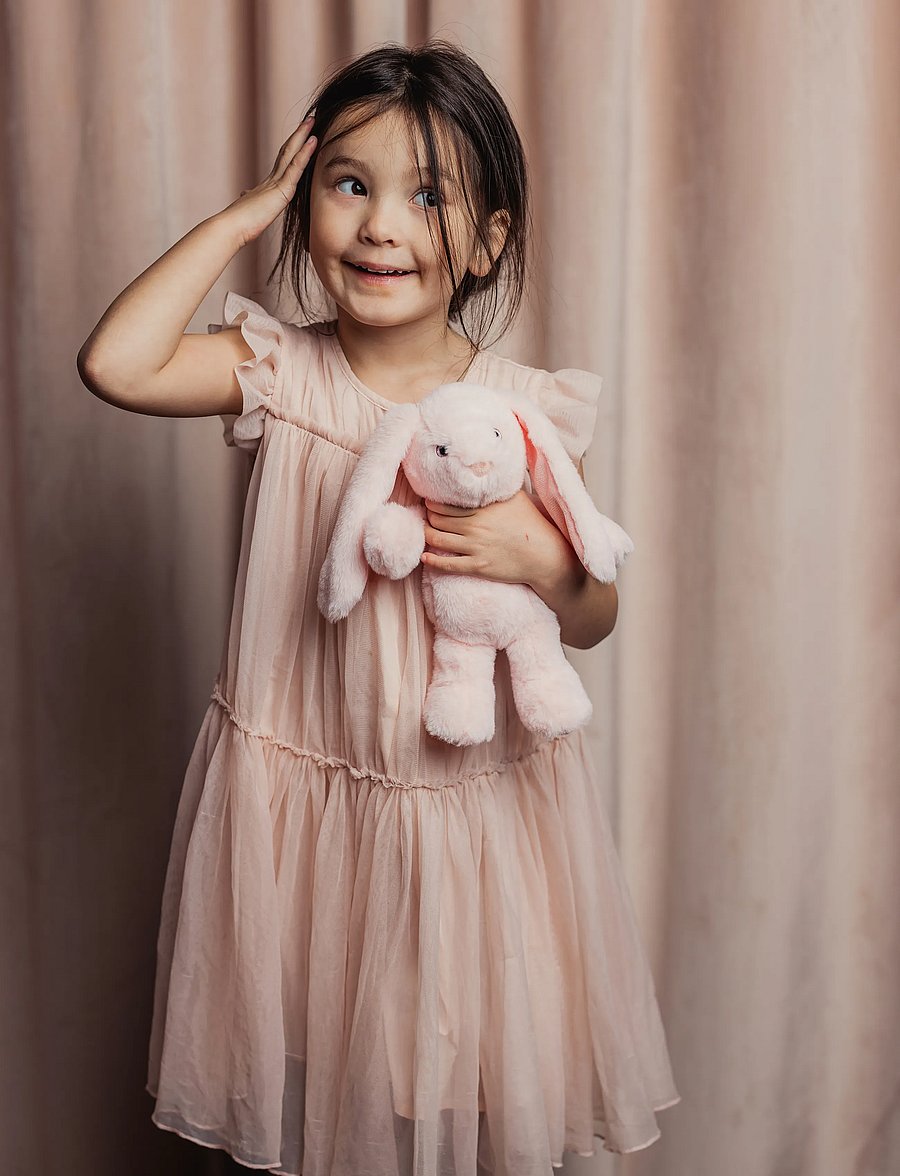Teddykompaniet - Blooming Bunny, Rosie - mjukisdjur - pink - 0