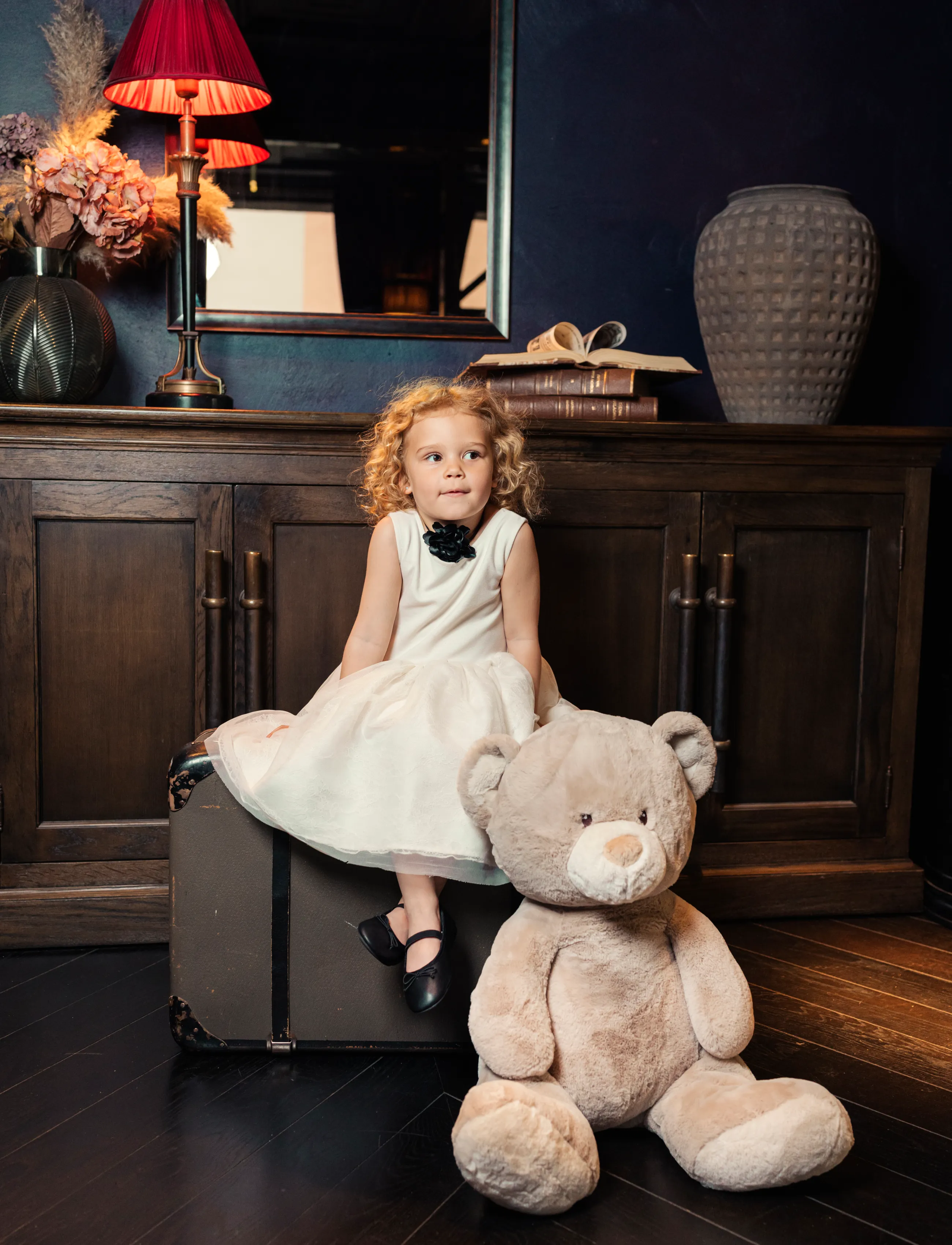 Teddykompaniet - Teddy Mocca, Nalle, XL, Beige - nallar - beige - 4