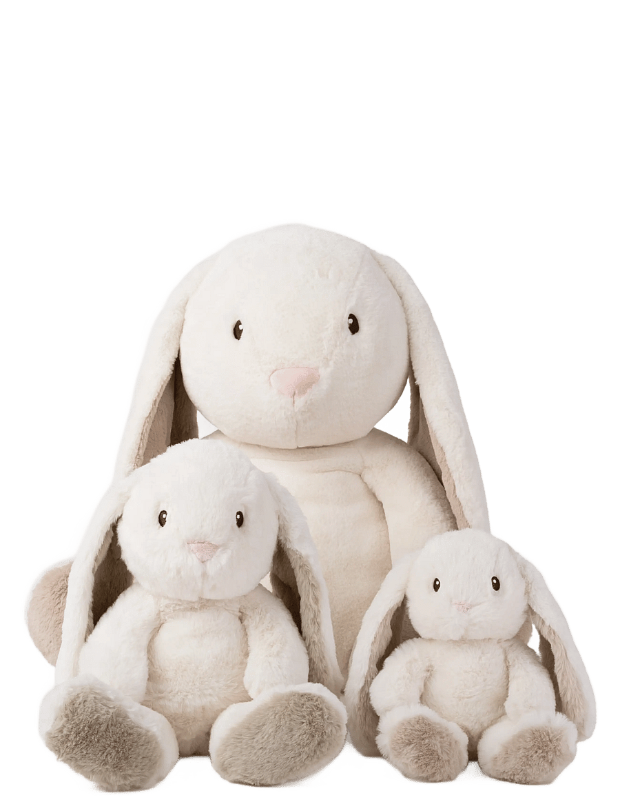 Teddykompaniet - Teddy Mocca, Kanin, XL, Creme - mjukisdjur - creme - 4