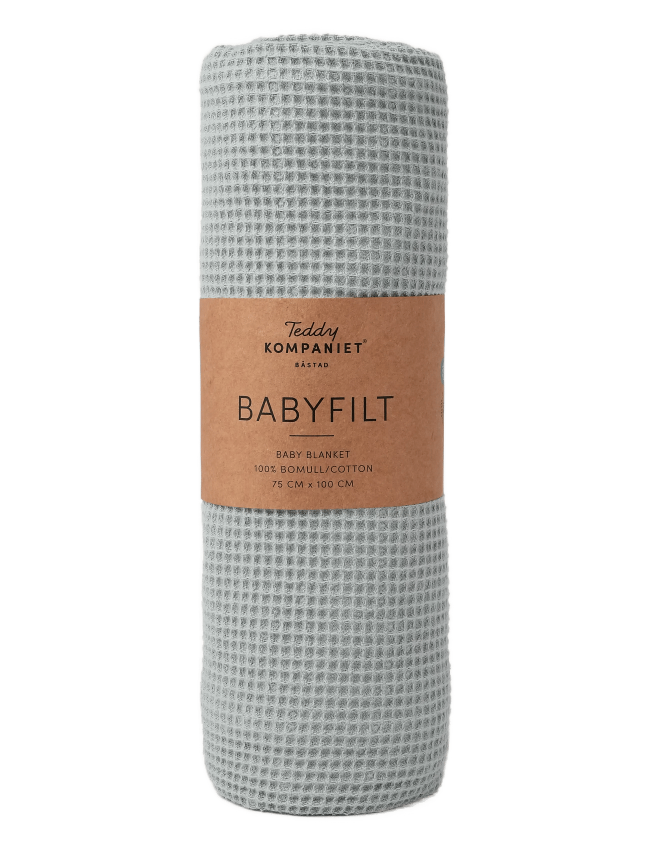 Teddykompaniet - Babyfilt, Bomull, Lindblomsgrön -