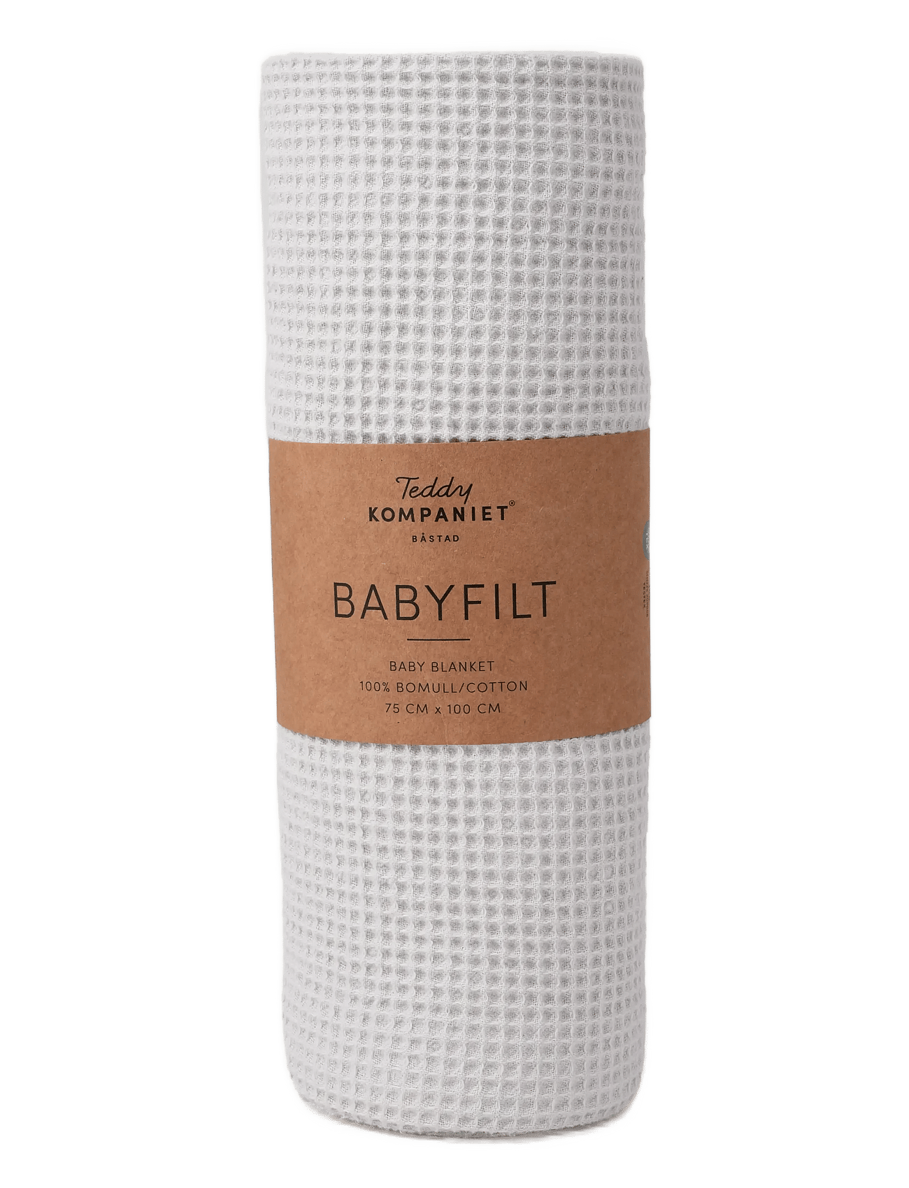Teddykompaniet - Babyfilt, Bomull, Greige -