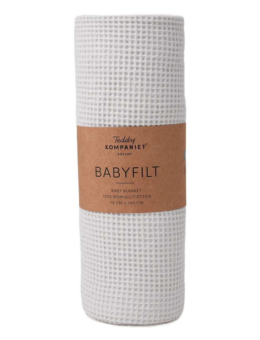 Teddykompaniet - Babyfilt, Bomull, Greige - decken - beige - 0