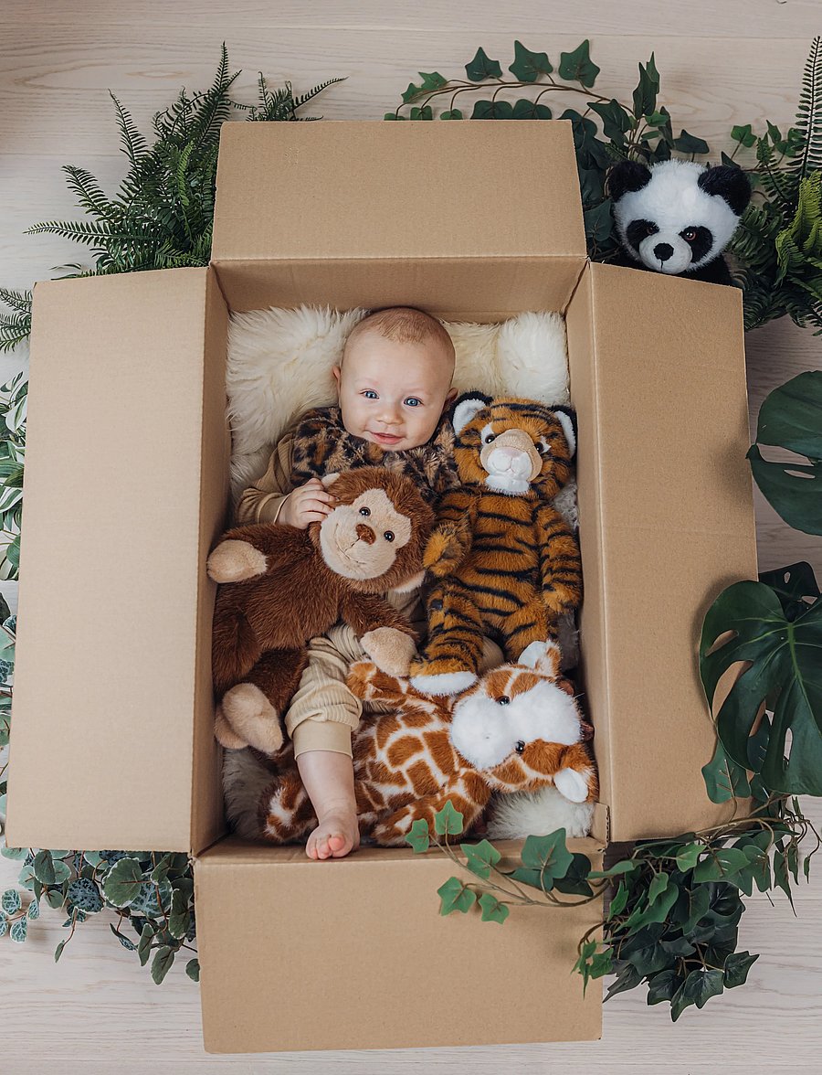 Teddykompaniet - Teddy Wild, Giraff - mjukisdjur - orange - 5