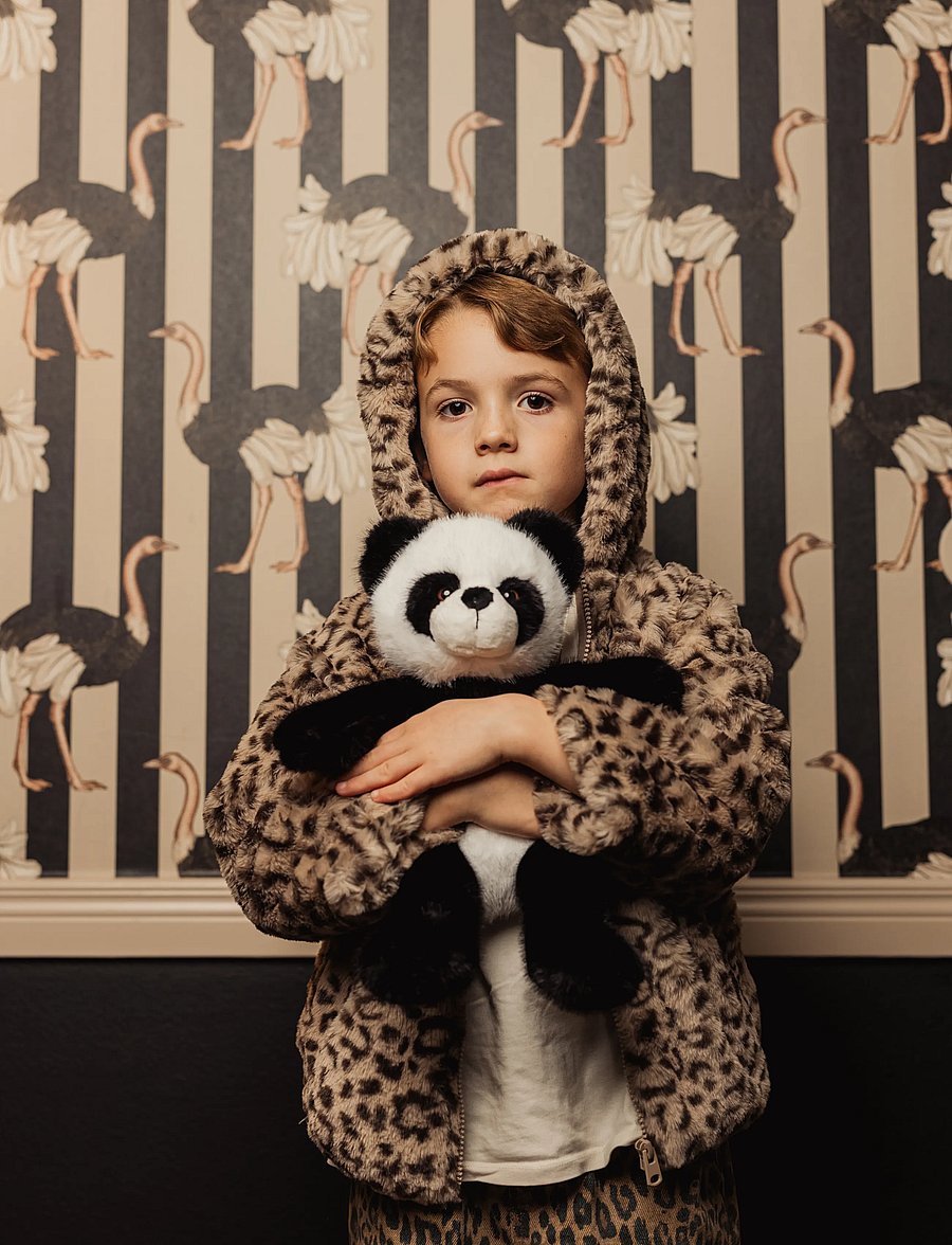 Teddykompaniet - Teddy Wild, Panda - mjukisdjur - black - 0
