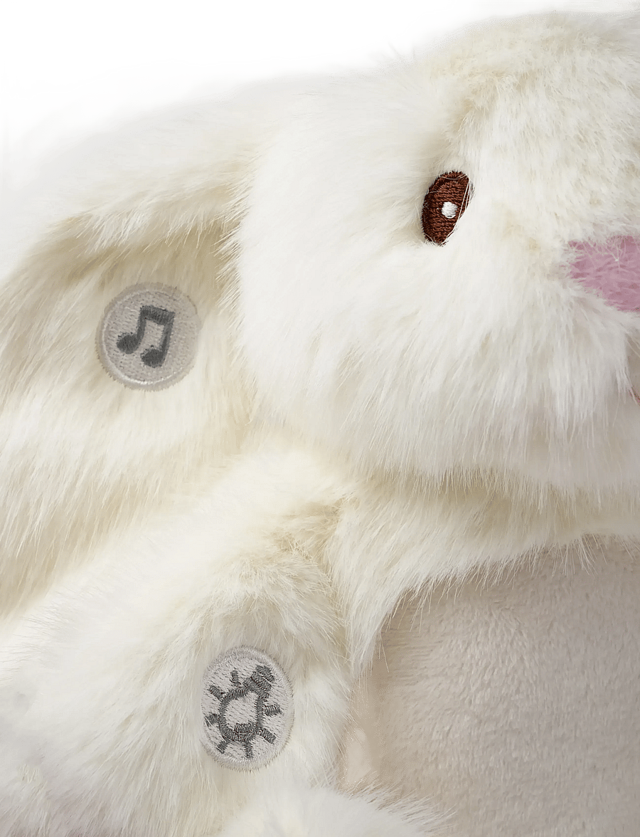 Teddykompaniet - Baby Nattlampa med Ljud, Kanin - speldosor - white - 5