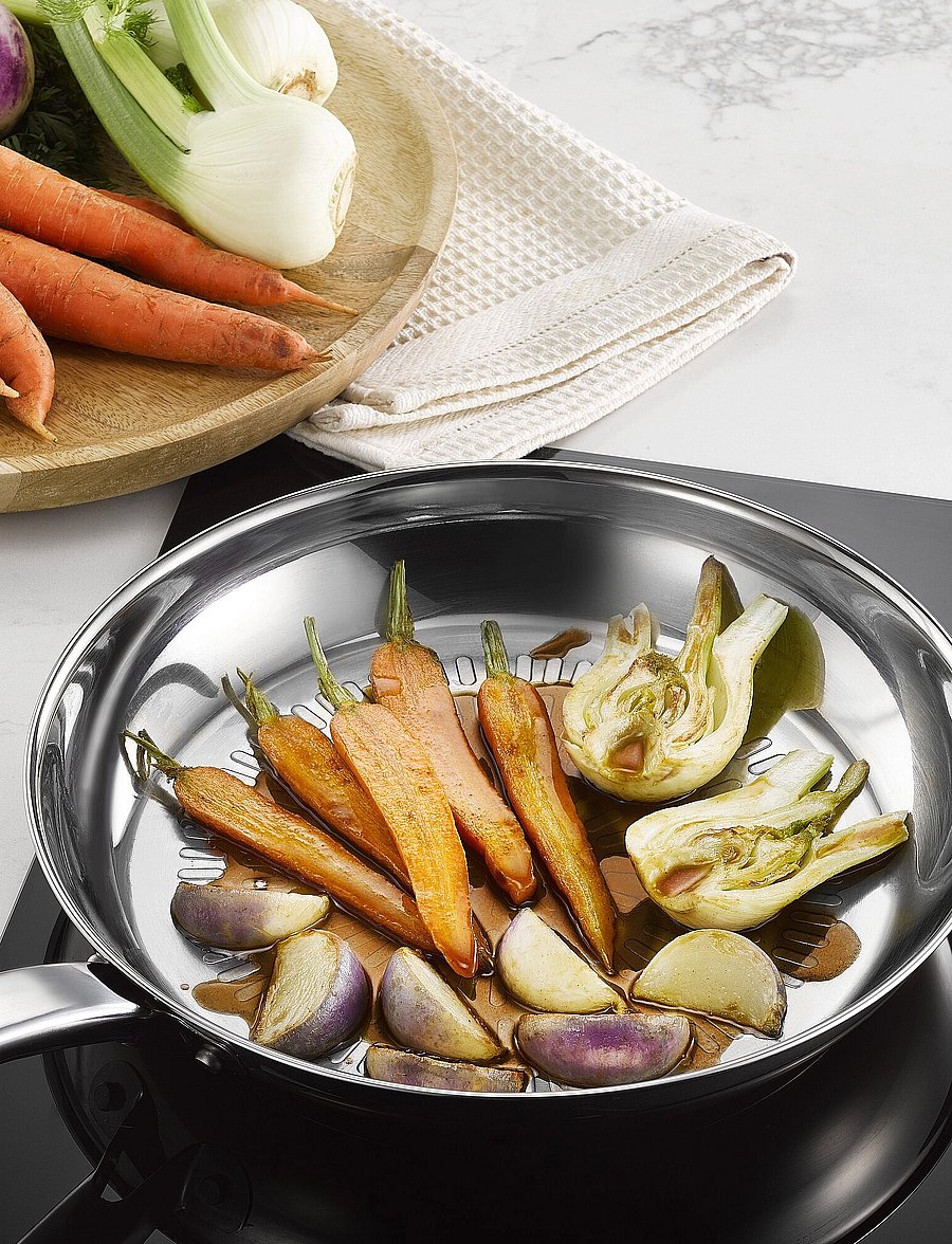 Tefal - Intuition Techdome Frypan 24 cm - madalaimad hinnad - stainless steel - 3