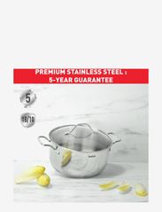 Tefal - Intuition 7 pcs set Stainless steel - saucepan sets - stainless steel - 2