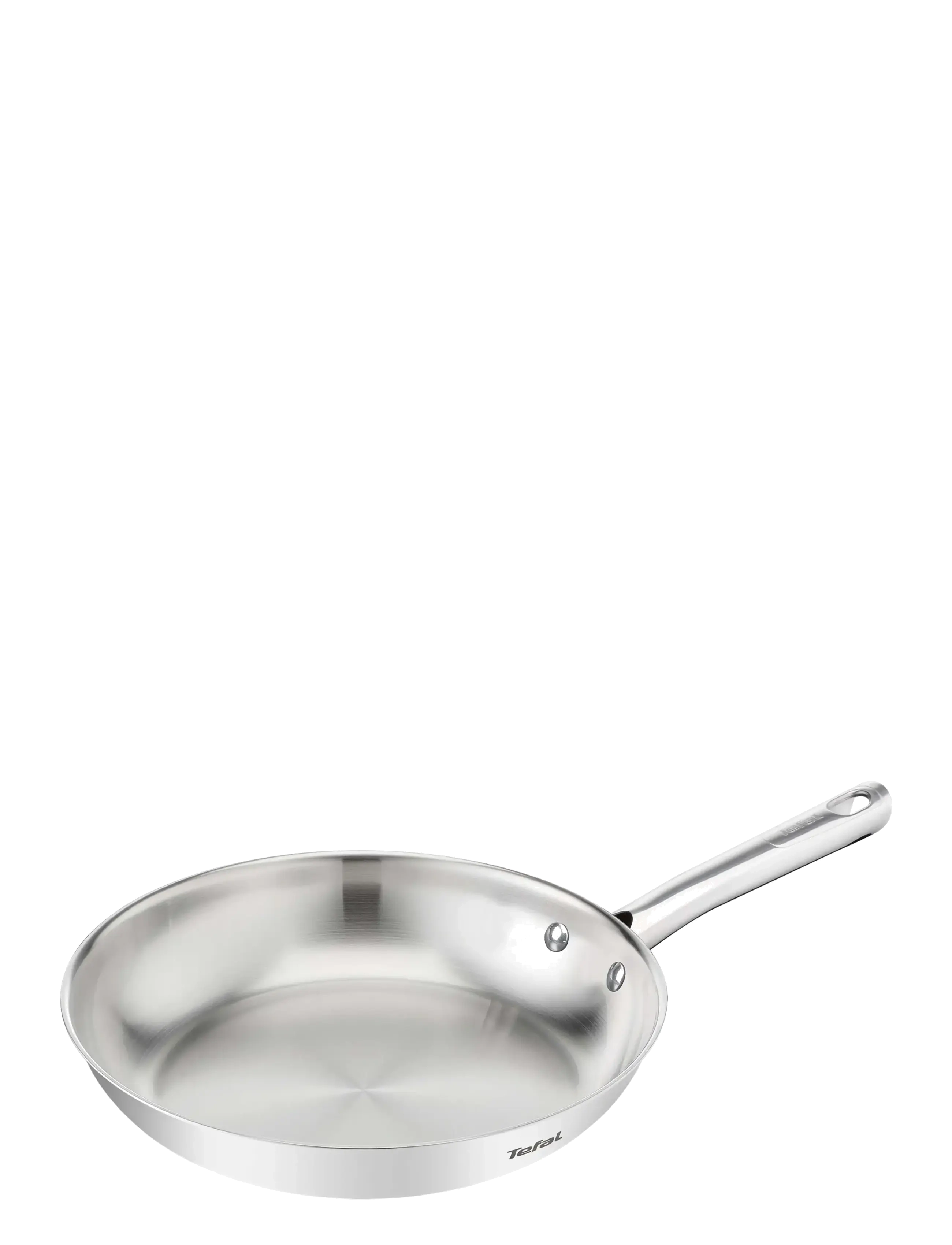 Tefal Duetto ON Fry pan 28 cm, uncoated - Frying pans & Skillets - STAINLESS STEEL / silver