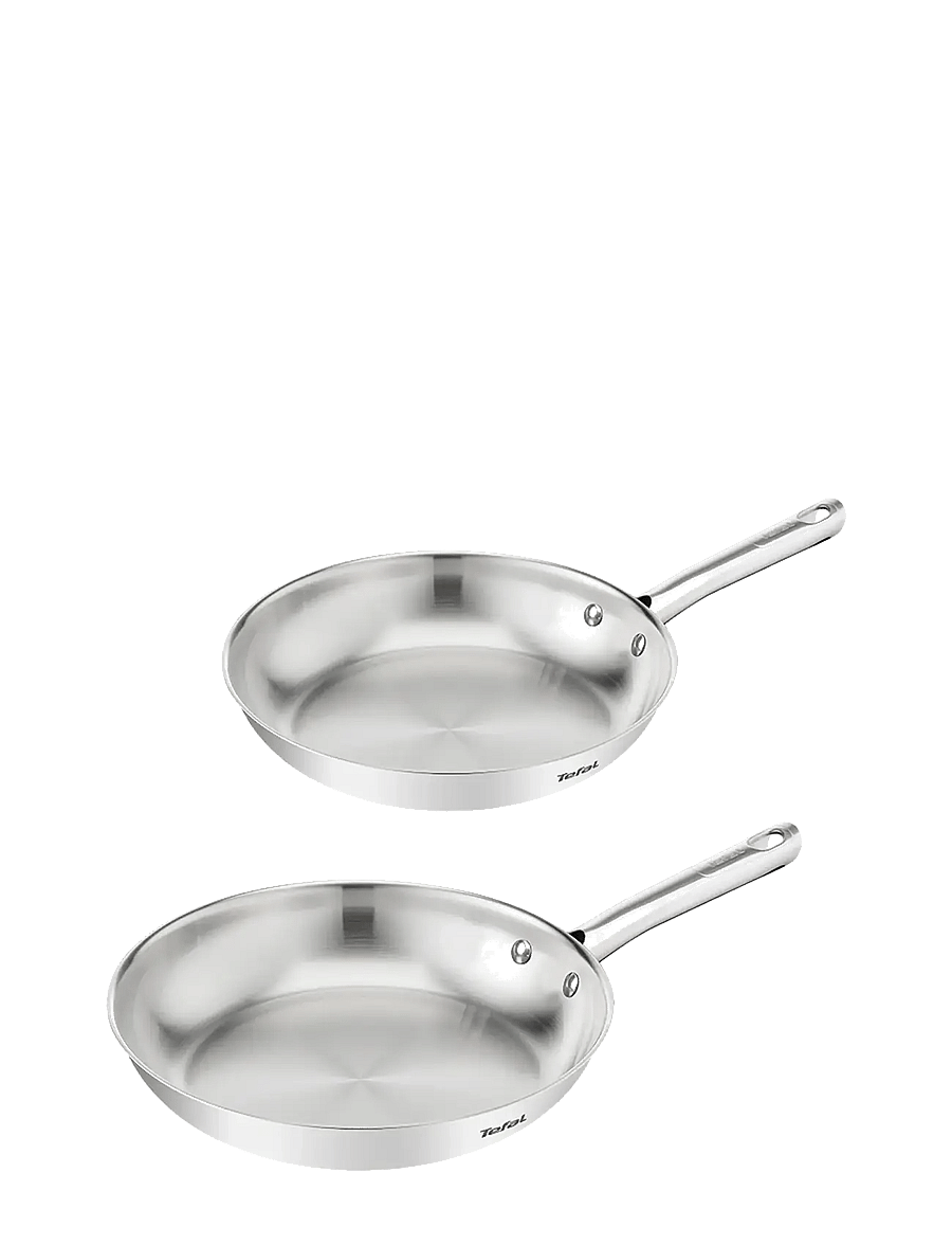 Tefal - Duetto ON Fry pan 2 pcs. set (FP 24+28 cm), uncoated - praepannid ja pannid - stainless steel - 2