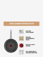 Tefal - Renew ON Frypan 20 cm Grey - stegepander - grey - 2