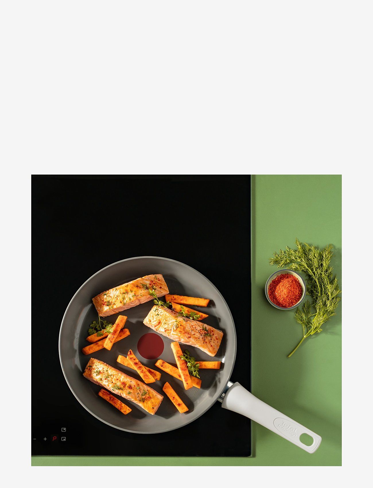 Tefal - Renew ON Frypan 32 cm Grey - grey - 1