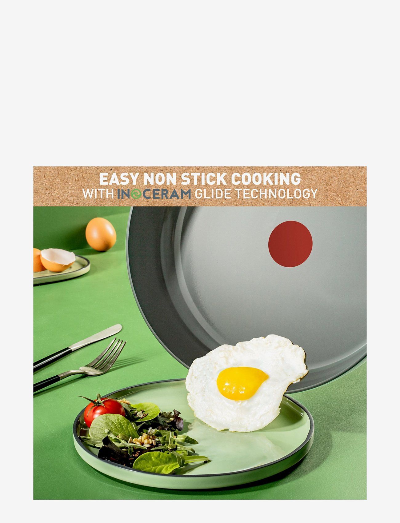 Tefal - Renew ON Frypan 32 cm Grey - grey - 2