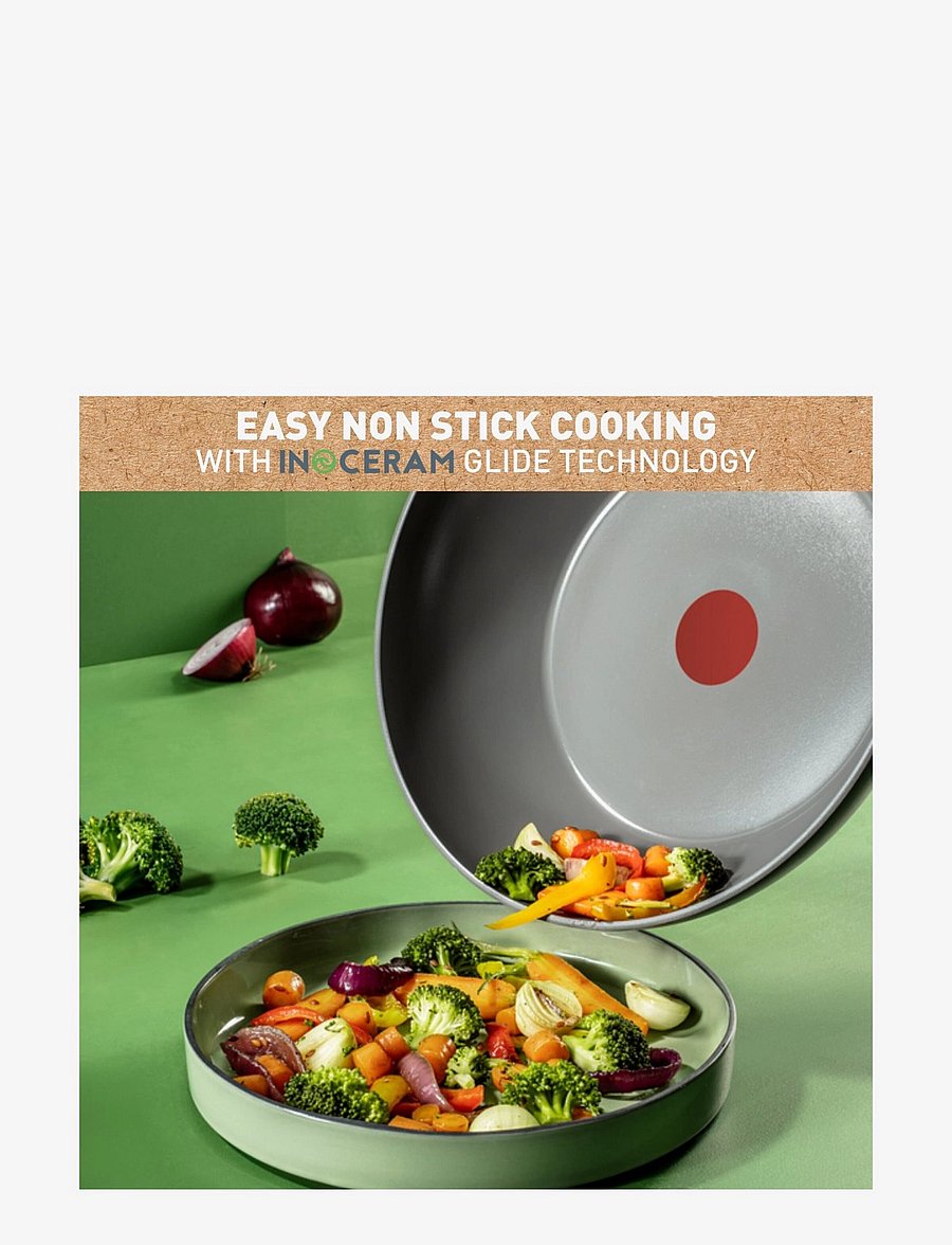 Tefal - Renew ON Wokpan 28 cm Grey - praepannid ja pannid - grey - 2