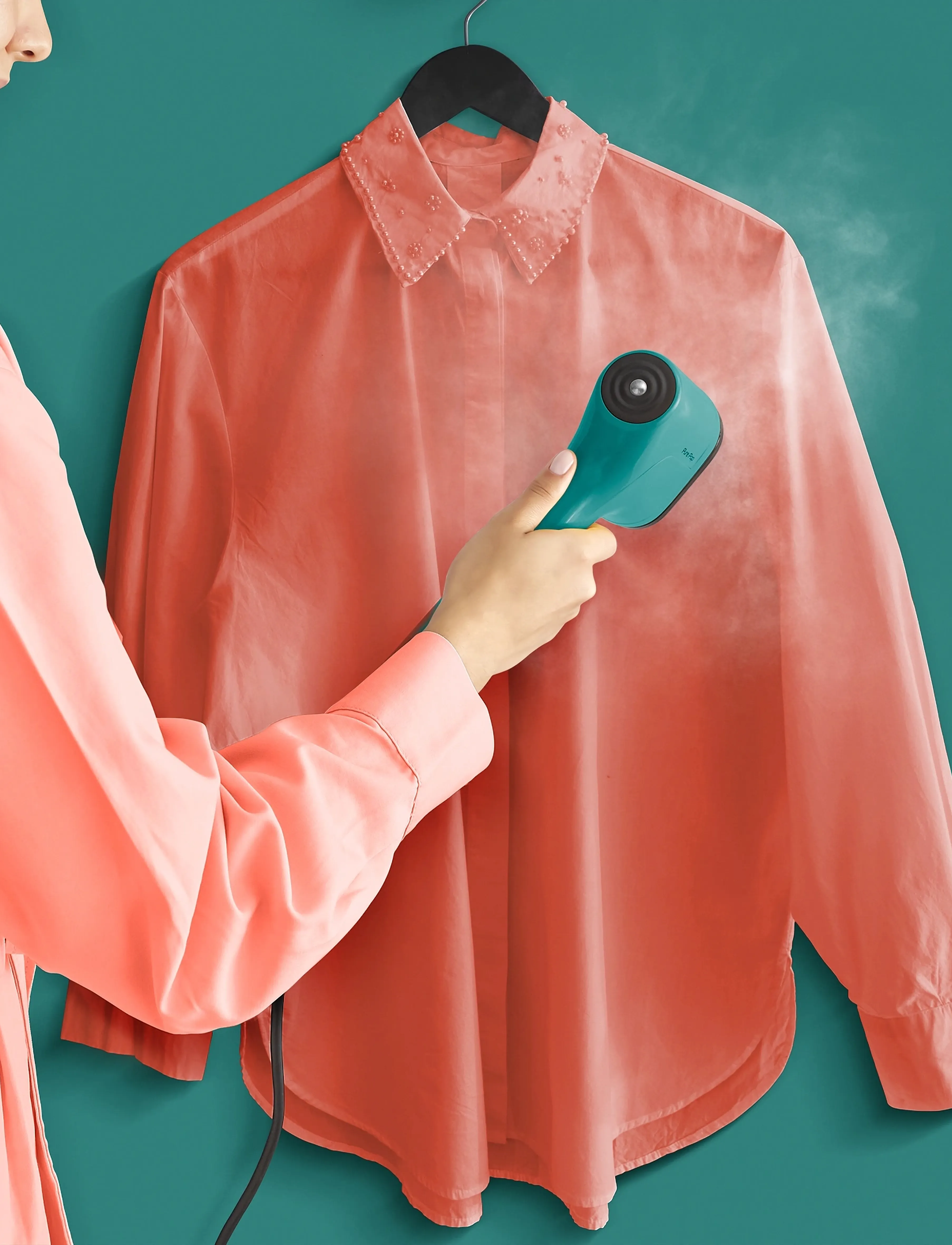 Tefal - Pure Pop Garment Steamer Green - dampfgarer - green - 5